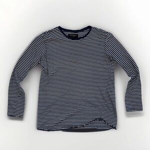 PacSun Navy and White Striped Tee